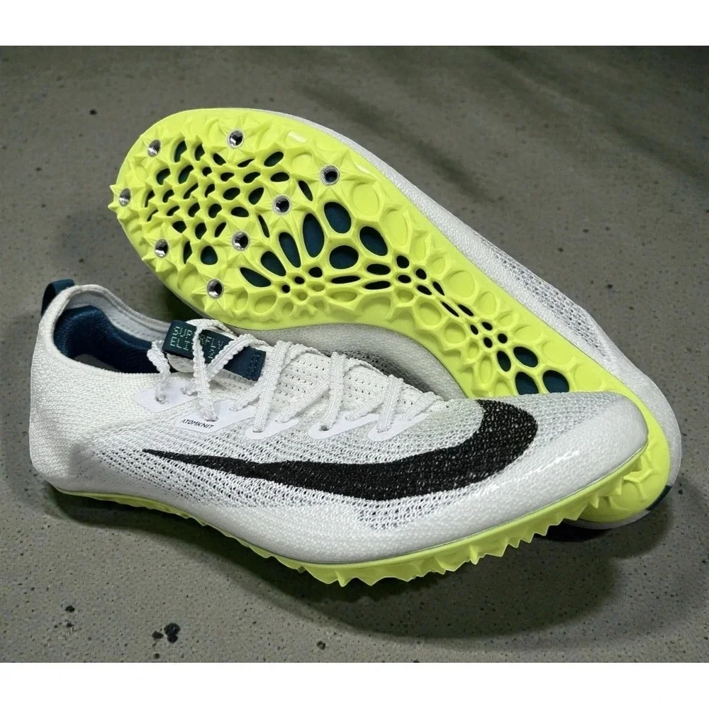 Nike Zoom Superfly Elite 2‎ Sprint Track Spikes Men Size 7 White FZ9662-100 *NEW